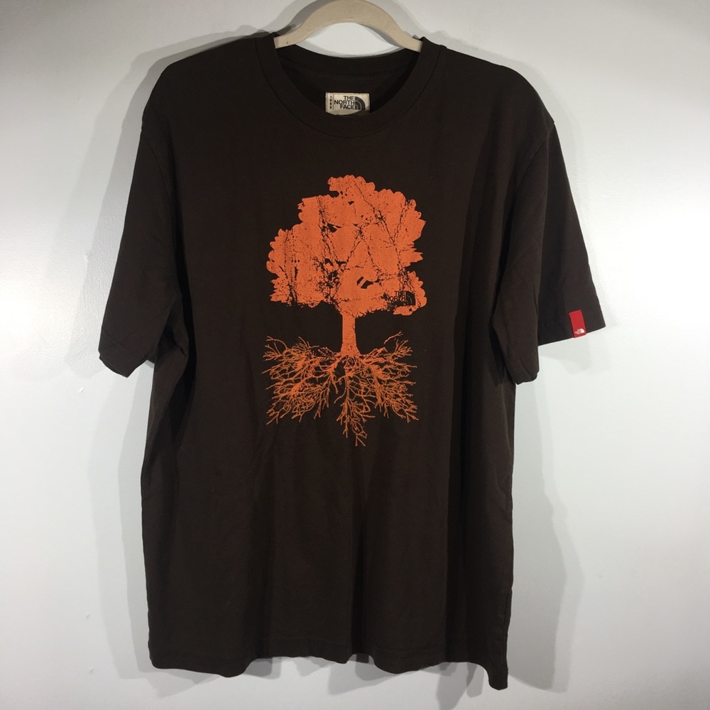 The North Face Brown Tree T-Shirt Vintage?